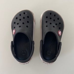 Toddler size 8-9 Black Crocs